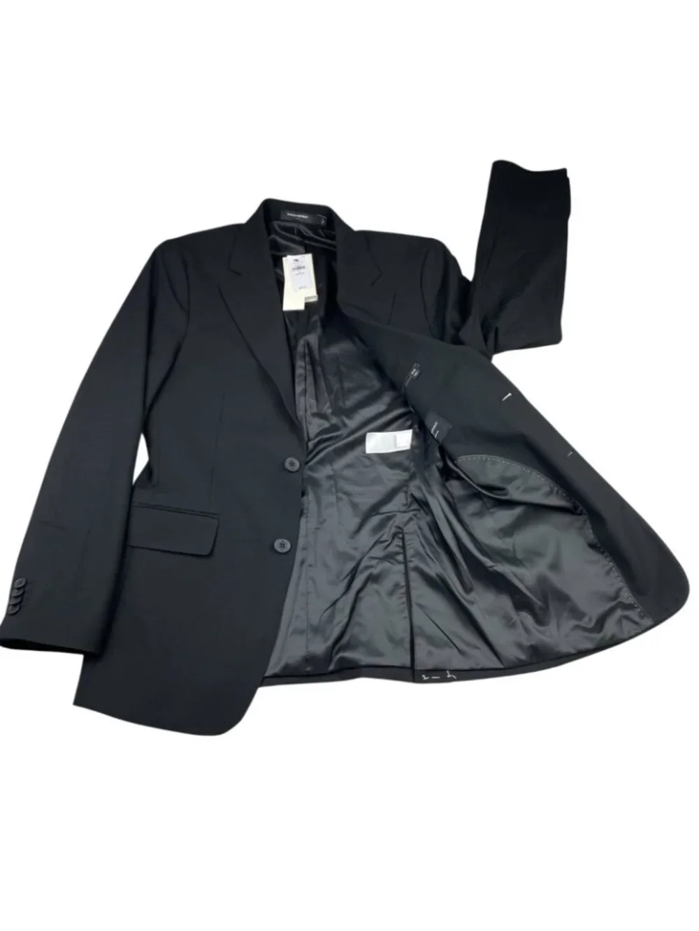 NEW Banana Republic Men’s Performance Tailored Fit 2-Button Blazer Black • 36R